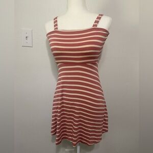 Altar'd State Women's XS stripe tank mini dress with adjustable straps EUC